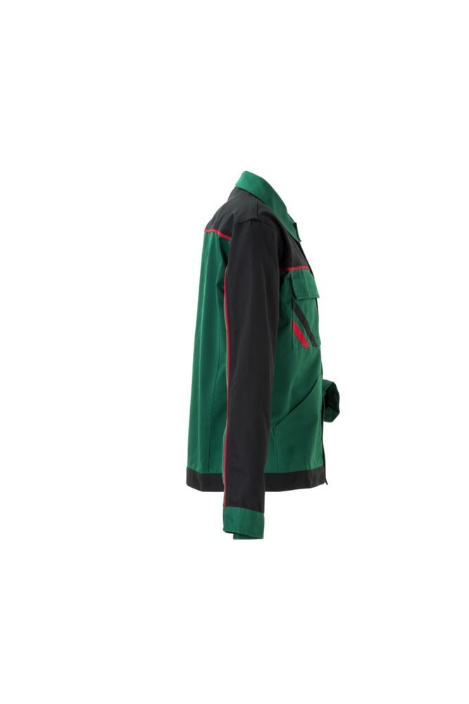 Planam Highline Damen Bundjacke grün schwarz rot Größe 44