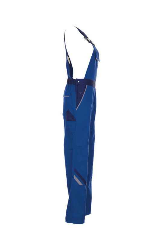 Planam Highline Damen Latzhose kornblau marine zink Größe 34 Produktbild Planam Highline Damen Latzhose kornblau marine zink Größe 34 bild 4
