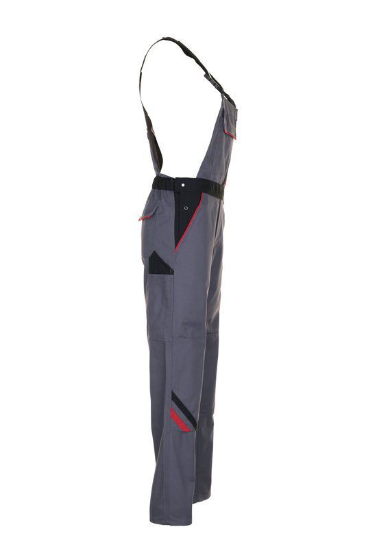 Planam Highline Damen Latzhose schiefer schwarz rot Größe 44 Produktbild Planam Highline Damen Latzhose schiefer schwarz rot Größe 44 bild 4