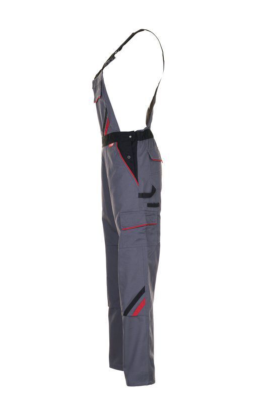 Planam Highline Damen Latzhose schiefer schwarz rot Größe 44 Produktbild Planam Highline Damen Latzhose schiefer schwarz rot Größe 44 bild 5