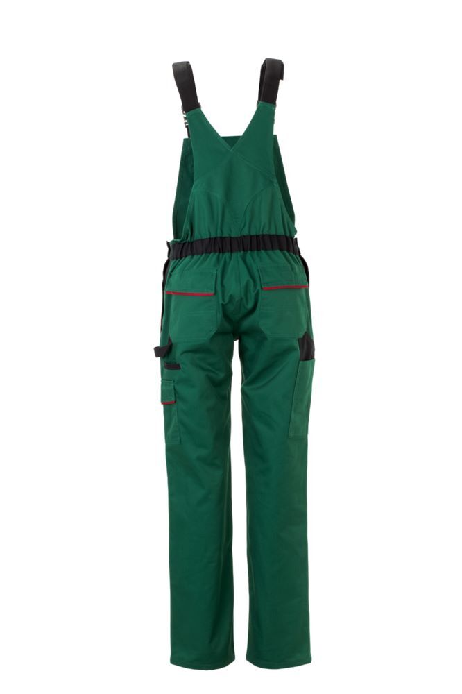 Planam Highline Damen Latzhose grün schwarz rot Größe 38 Produktbild Planam Highline Damen Latzhose grün schwarz rot Größe 38 bild 3