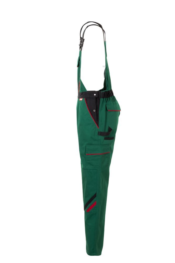 Planam Highline Damen Latzhose grün schwarz rot Größe 38 Produktbild Planam Highline Damen Latzhose grün schwarz rot Größe 38 bild 2