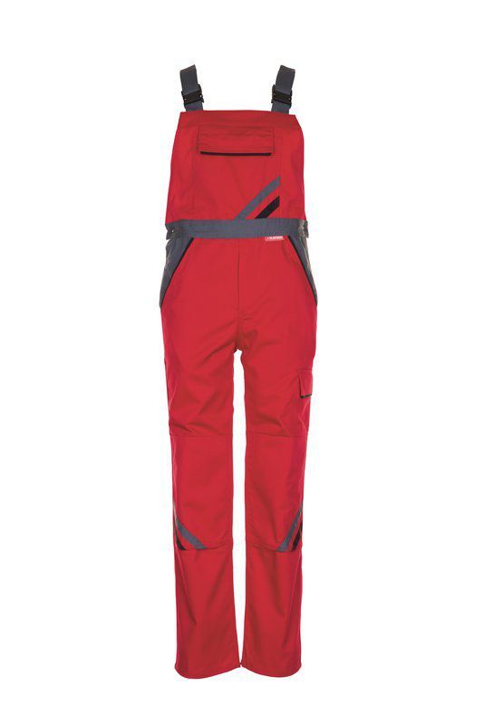 Planam Highline Latzhose rot schiefer schwarz Größe 66 Produktbild Planam Highline Latzhose rot schiefer schwarz Größe 66
