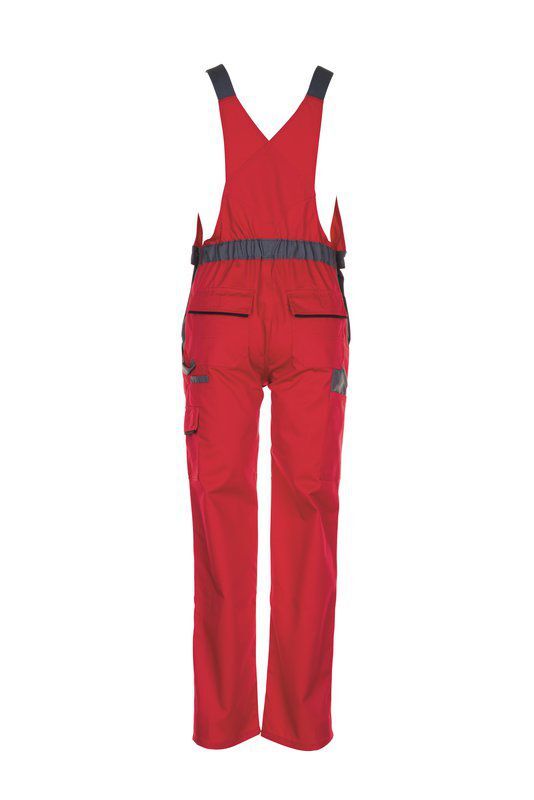 Planam Highline Latzhose rot schiefer schwarz Größe 66 Produktbild Planam Highline Latzhose rot schiefer schwarz Größe 66 bild 3