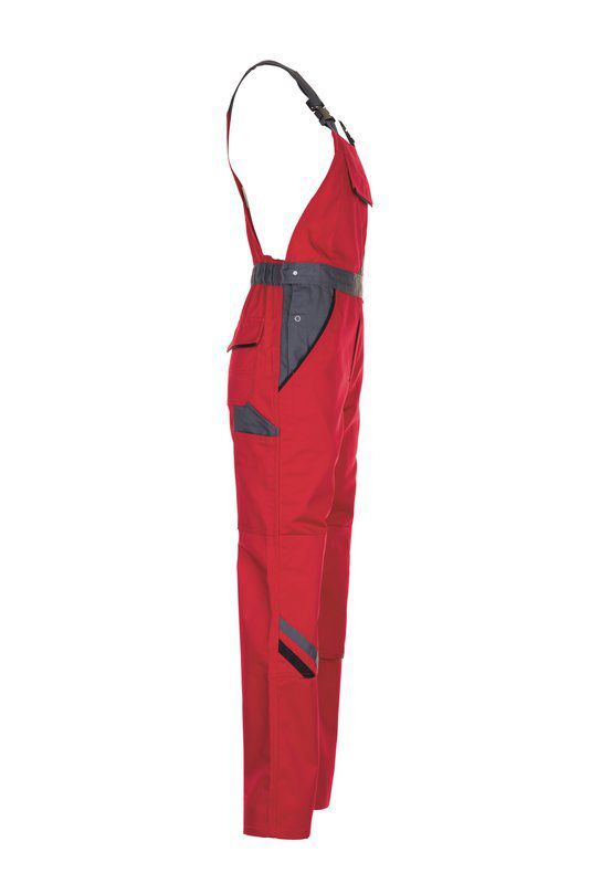 Planam Highline Latzhose rot schiefer schwarz Größe 66 Produktbild Planam Highline Latzhose rot schiefer schwarz Größe 66 bild 4