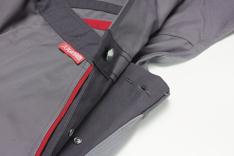 Planam Highline Latzhose rot schiefer schwarz Größe 66 Produktbild Planam Highline Latzhose rot schiefer schwarz Größe 66 bild 8