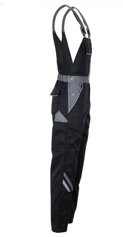 Produktbild Planam Highline Latzhose Arbeitshose schwarz schiefer zink Größe 67 bild 4