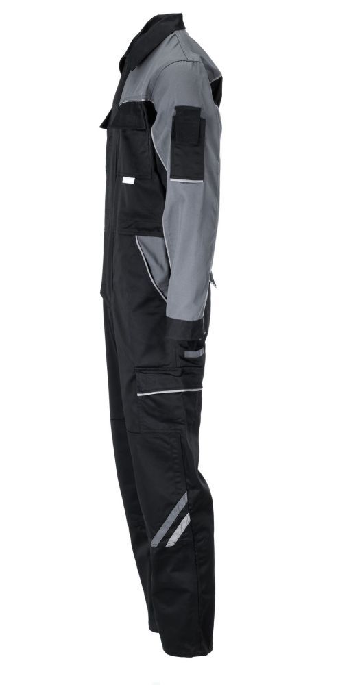 Planam Highline Rallyekombi Arbeitsoverall schwarz schiefer zink Größe 118 Planam Highline Rallyekombi Arbeitsoverall schwarz schiefer zink Größe 118