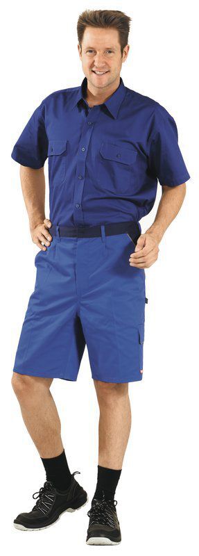 Planam Highline Shorts kornblau marine zink L Produktbild Planam Highline Shorts kornblau marine zink L bild 2