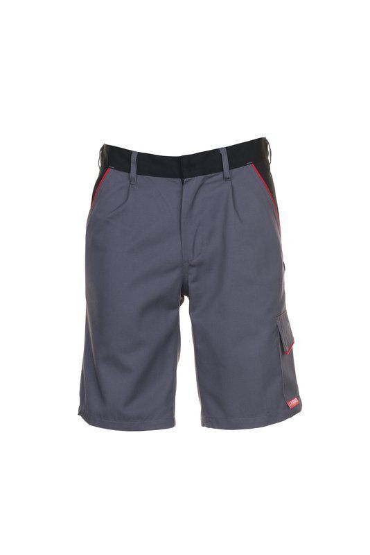 Planam Highline Shorts schiefer schwarz rot XL Produktbild Planam Highline Shorts schiefer schwarz rot XL