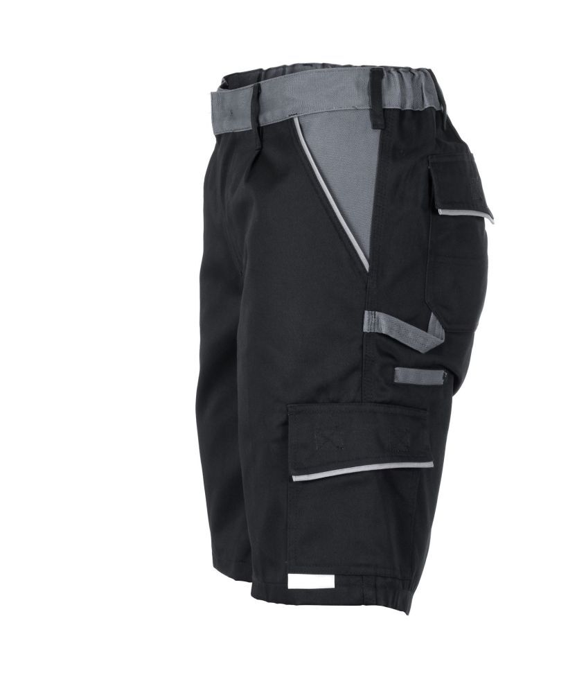 Planam Highline Shorts schwarz schiefer zink XS Produktbild Planam Highline Shorts schwarz schiefer zink XS bild 5