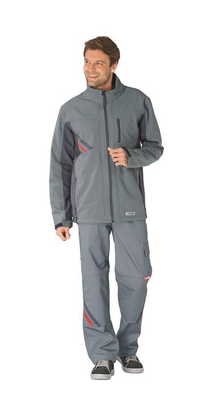 Planam Highline Softshelljacke Arbeitsjacke zink schiefer Größe XL Produktbild Planam Highline Softshelljacke Arbeitsjacke zink schiefer Größe XL bild 2