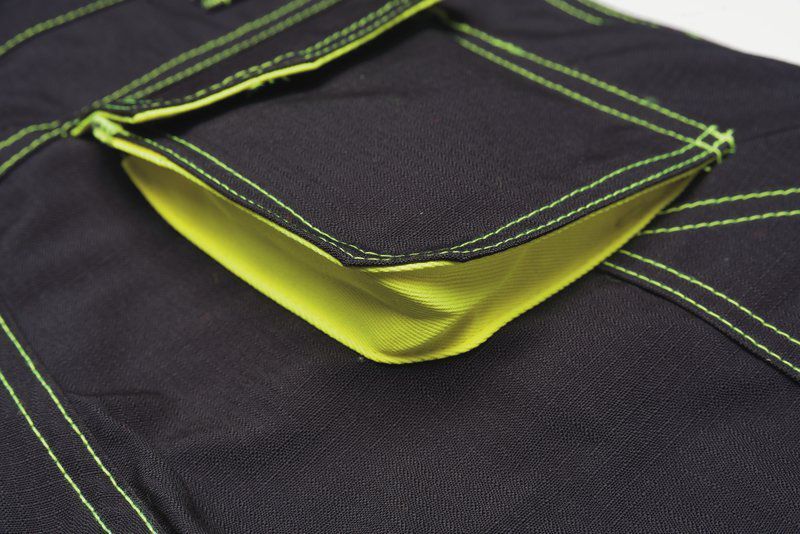 Planam Junior Bundhose anthrazit gelb Größe 134 140 Produktbild Planam Junior Bundhose anthrazit gelb Größe 134 140 bild 7