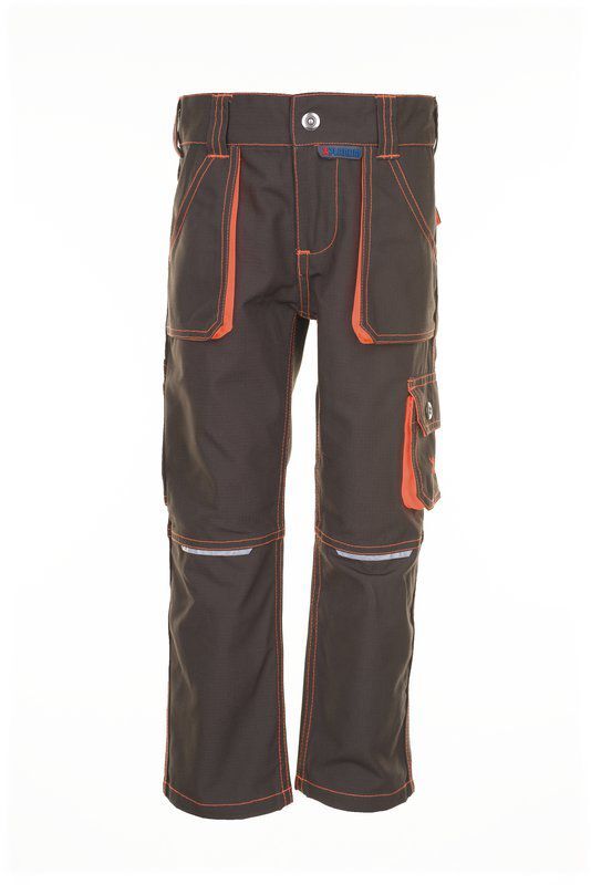 Planam Junior Bundhose oliv orange Größe 110 116 Planam Junior Bundhose oliv orange Größe 110 116