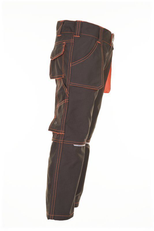 Planam Junior Bundhose oliv orange Größe 110 116 Planam Junior Bundhose oliv orange Größe 110 116