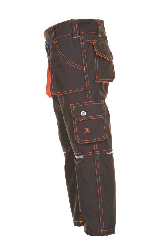 Planam Junior Bundhose oliv orange Größe 110 116 Planam Junior Bundhose oliv orange Größe 110 116