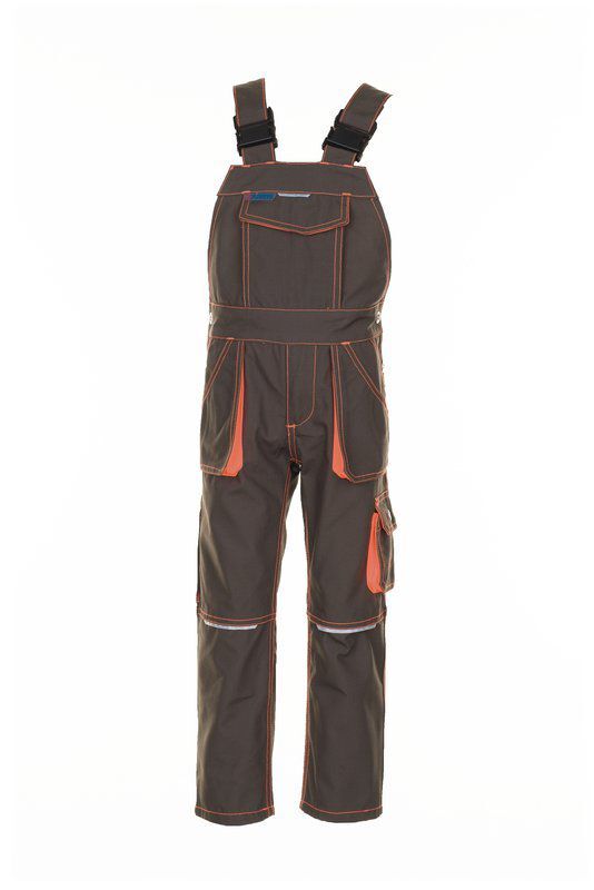 Planam Junior Latzhose oliv orange Größe 170 176 Planam Junior Latzhose oliv orange Größe 170 176