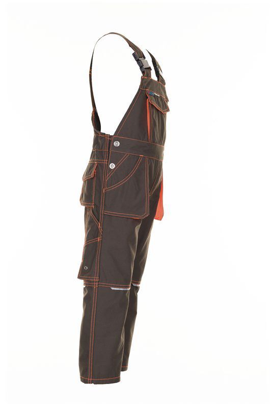 Planam Junior Latzhose oliv orange Größe 170 176 Planam Junior Latzhose oliv orange Größe 170 176