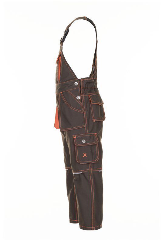 Planam Junior Latzhose oliv orange Größe 170 176 Planam Junior Latzhose oliv orange Größe 170 176