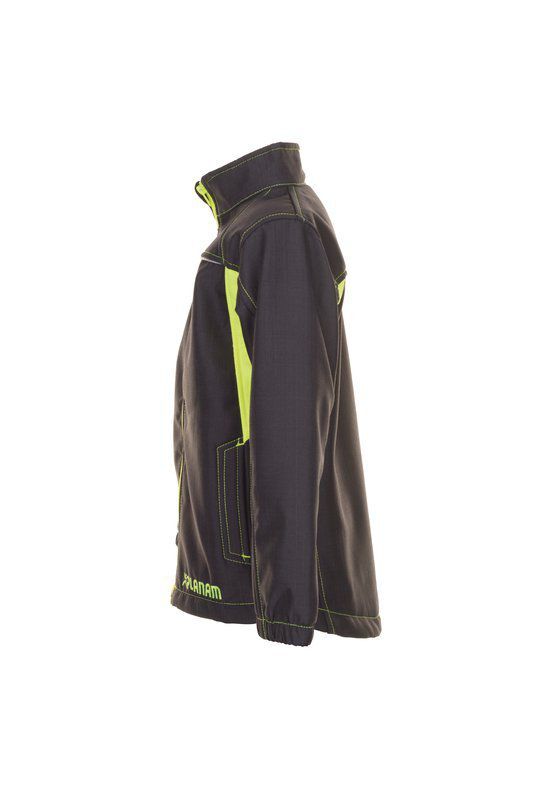 Planam Junior Softshelljacke anthrazit gelb Größe 158 164 Planam Junior Softshelljacke anthrazit gelb Größe 158 164