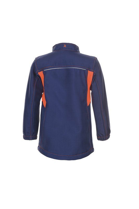 Planam Junior Softshelljacke marine orange Größe 158 164 Produktbild Planam Junior Softshelljacke marine orange Größe 158 164 bild 3