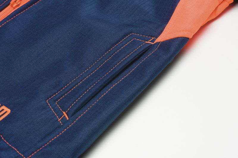 Planam Junior Softshelljacke marine orange Größe 158 164 Produktbild Planam Junior Softshelljacke marine orange Größe 158 164 bild 6