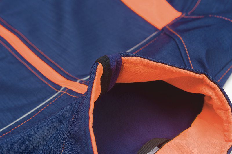 Planam Junior Softshelljacke marine orange Größe 158 164 Produktbild Planam Junior Softshelljacke marine orange Größe 158 164 bild 7