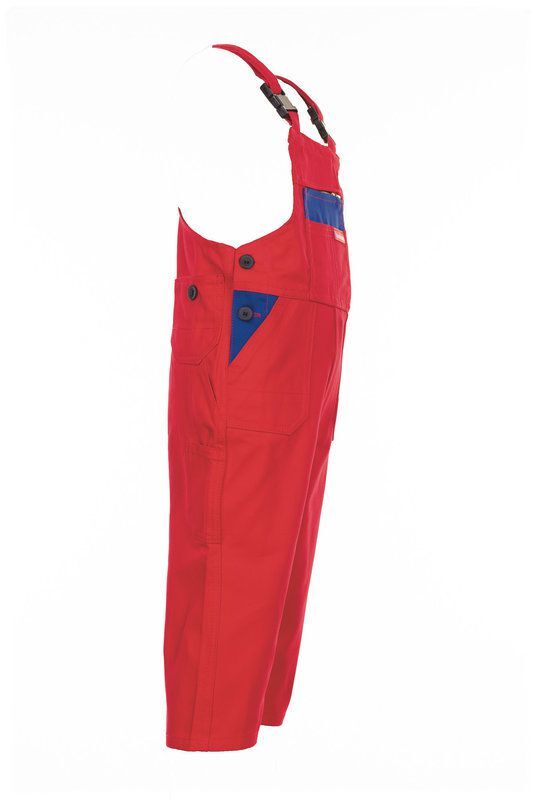 Planam Kinderlatzhose mittelrot kornblau Größe 110 116 Produktbild Planam Kinderlatzhose mittelrot kornblau Größe 110 116 bild 4