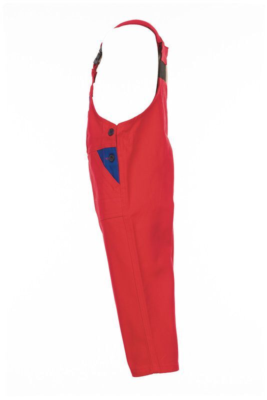 Planam Kinderlatzhose mittelrot kornblau Größe 110 116 Produktbild Planam Kinderlatzhose mittelrot kornblau Größe 110 116 bild 5