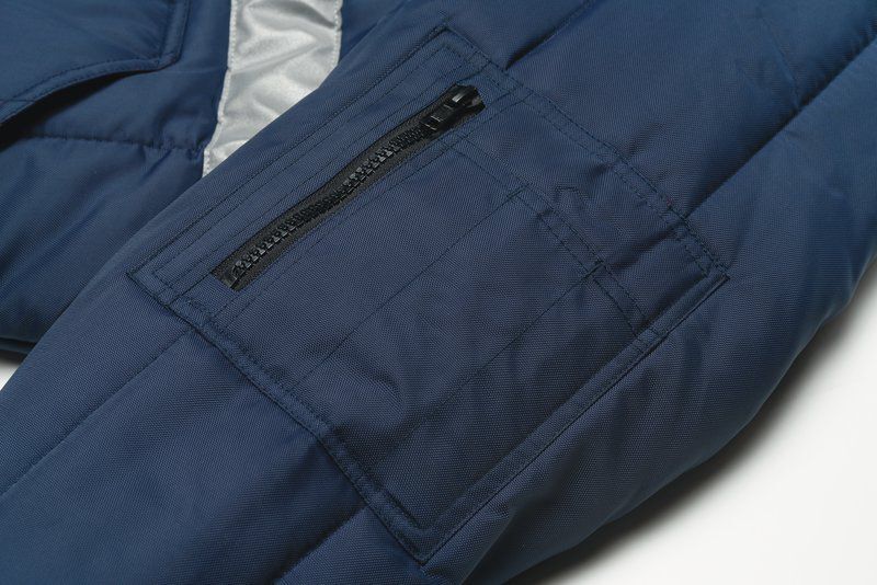 Planam Gefrierhaus Kühlhaus Blouson marine Innenfutter rot Größe XXL Produktbild Planam Gefrierhaus Kühlhaus Blouson marine Innenfutter rot Größe XXL bild 8