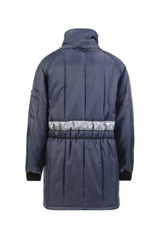 Planam Kühlhaus Gefrierhaus Parka marine Innenfutter rot Größe XXL Produktbild Planam Kühlhaus Gefrierhaus Parka marine Innenfutter rot Größe XXL bild 3