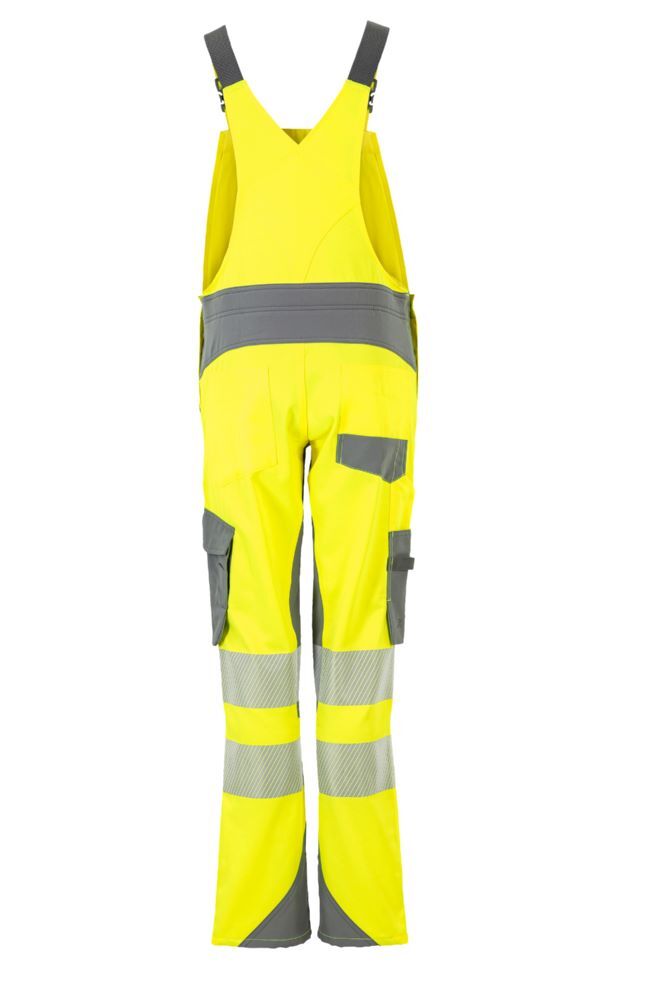 Produktbild Norit Warnschutz Damen Latzhose gelb/zink 46 bild 3