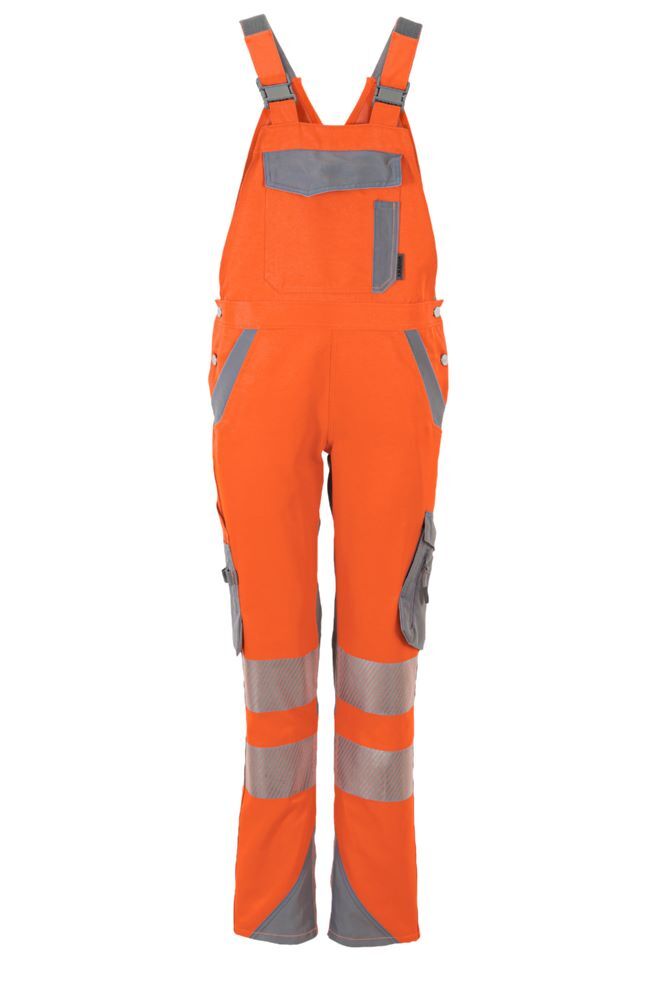 Produktbild PLANAM Norit Warnschutz Damen Latzhose orange zink Größe 52