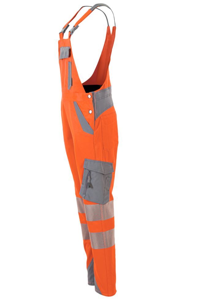 Produktbild Norit Warnschutz Damen Latzhose orange/zink 52 bild 2