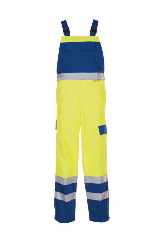 Planam Major Protect Latzhose warngelb kornblau Größe 64 Planam Major Protect Latzhose warngelb kornblau Größe 64