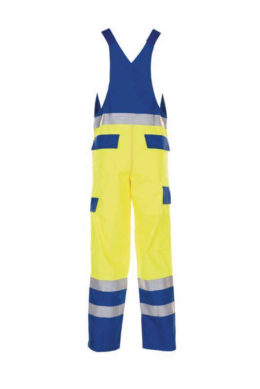 Planam Major Protect Latzhose warngelb kornblau Größe 64 Planam Major Protect Latzhose warngelb kornblau Größe 64
