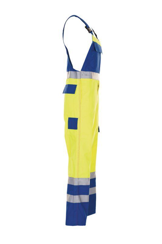 Planam Major Protect Latzhose warngelb kornblau Größe 64 Planam Major Protect Latzhose warngelb kornblau Größe 64