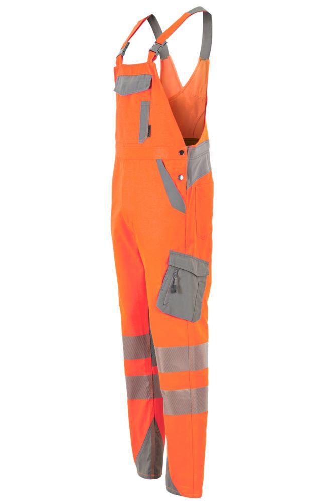 Produktbild Norit Warnschutz Herren Latzhose orange/zink 106 bild 5
