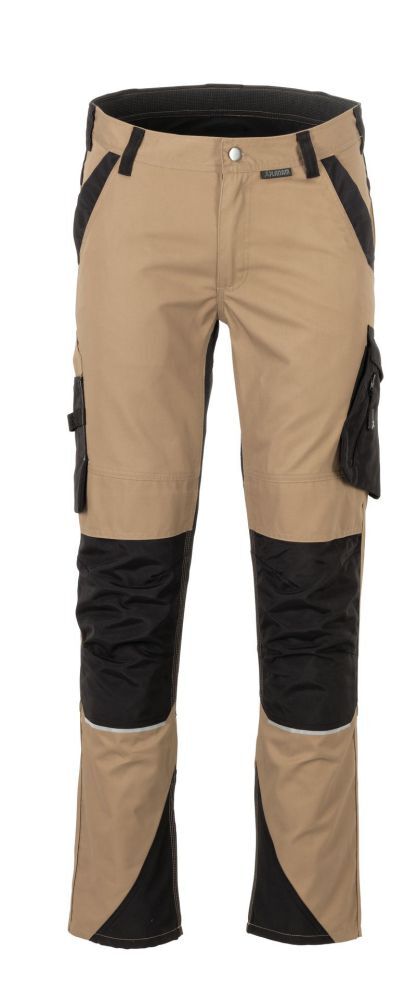 Planam Norit Arbeitshose Herren Bundhose sand schwarz Größe 48 Produktbild Planam Norit Arbeitshose Herren Bundhose sand schwarz Größe 48