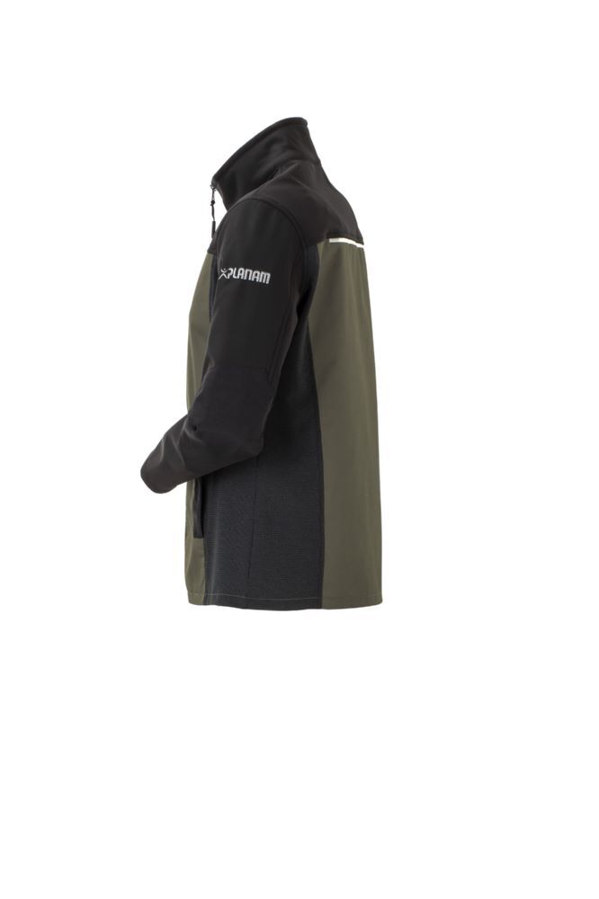 Planam Norit Damen Hybridjacke oliv schwarz Größe 34