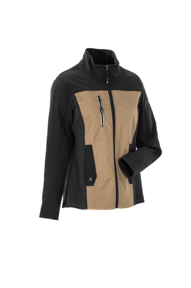 Planam Norit Damen Hybridjacke sand schwarz Größe 52 Planam Norit Damen Hybridjacke sand schwarz Größe 52