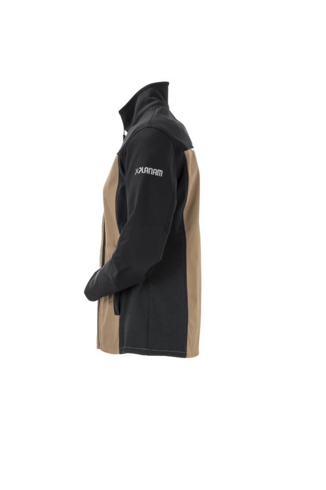 Planam Norit Damen Hybridjacke sand schwarz Größe 52 Planam Norit Damen Hybridjacke sand schwarz Größe 52