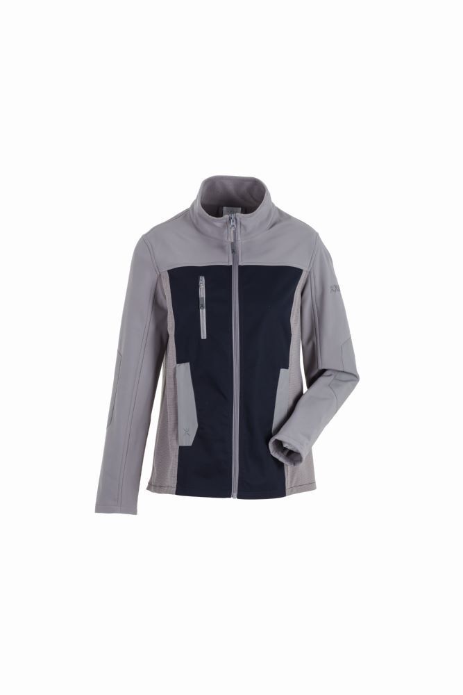 Planam Norit Damen Hybridjacke mit Reißverschluss schwarzblau zink Gr. 50 Planam Norit Damen Hybridjacke mit Reißverschluss schwarzblau zink Gr. 50