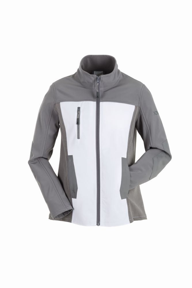 Planam Norit Damen elastische Hybridjacke in weiß zink Gr. 42 Planam Norit Damen elastische Hybridjacke in weiß zink Gr. 42