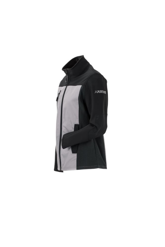 Planam Norit Damen Hybridjacke zink schwarz Größe 36 Produktbild Planam Norit Damen Hybridjacke zink schwarz Größe 36 bild 3