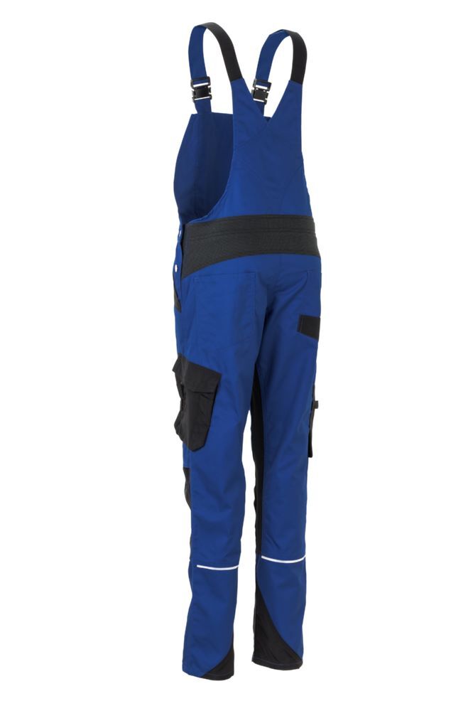Planam Norit Damen Latzhose kornblau schwarz Größe 46 Planam Norit Damen Latzhose kornblau schwarz Größe 46