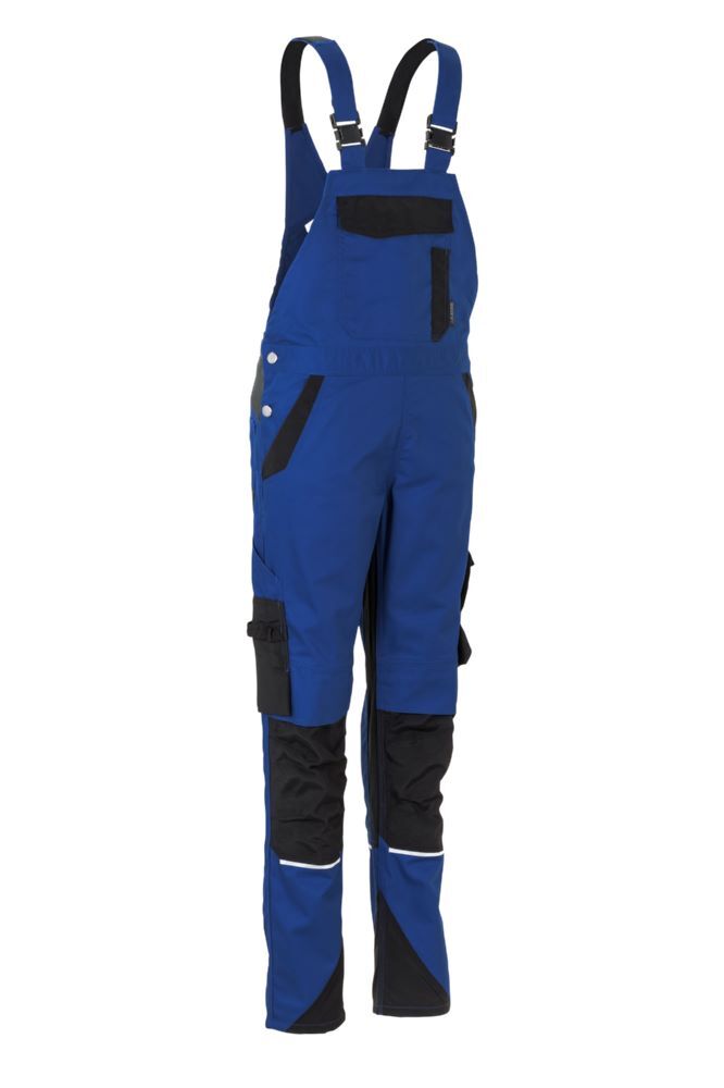 Planam Norit Damen Latzhose kornblau schwarz Größe 46 Planam Norit Damen Latzhose kornblau schwarz Größe 46