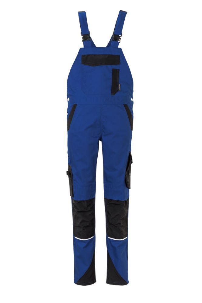 Produktbild Planam Norit Damen Latzhose kornblau schwarz Größe 52