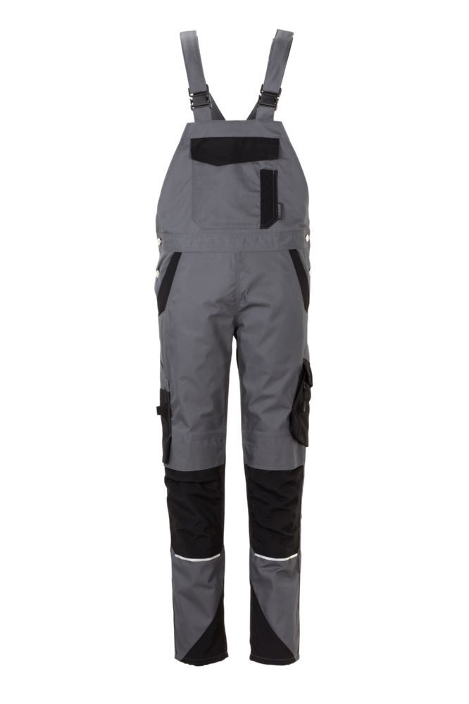 Planam Norit Damen Latzhose schiefer schwarz Größe 52 Produktbild Planam Norit Damen Latzhose schiefer schwarz Größe 52