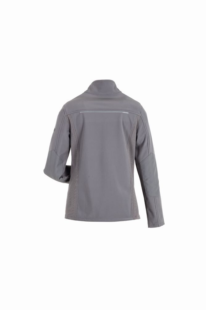 Planam Norit Damen Pure Softshelljacke mit Reflexapplikationen zink Gr. 44 Produktbild Planam Norit Damen Pure Softshelljacke mit Reflexapplikationen zink Gr. 44 bild 5